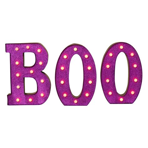 Gerson Company Metal Boo Sign 3 Piece From Boo Sign