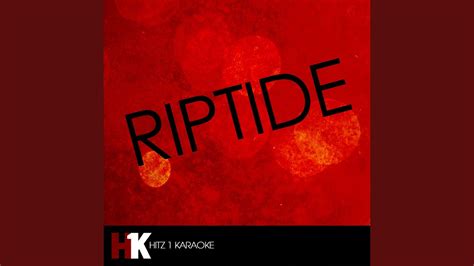 Riptide In The Style Of Vance Joy Karaoke Version Youtube