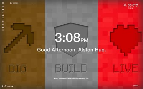 Minecraft Hd Wallpaper New Tab Theme V04 Best Extensions For Firefox