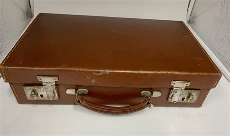 Antiques Atlas Vintage Leather Attache Case Circa 1940s