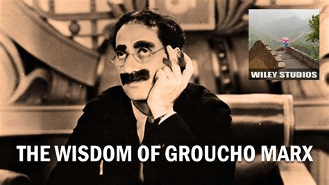 Groucho Marx Quotes Yourself Wallpaper Image Photo