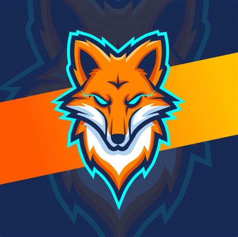Premium Vector Fox Head Mascot Esport Logo Fox Logo Design Game