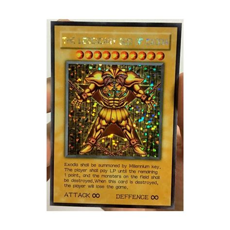 Collectibles Game Collection Exodia Anime Cards One Diy Toys Yu Gi Oh