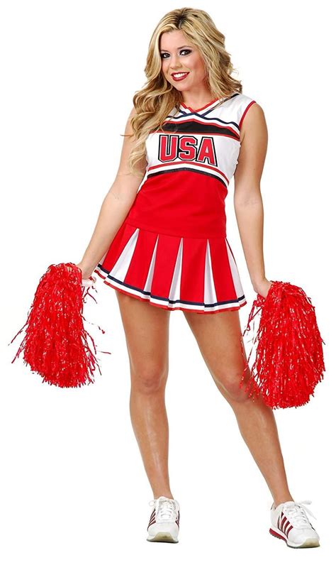 Team Usa Cheerleader Womens Costume Trajes De Porrista Porristas Disfraz Y Disfraces