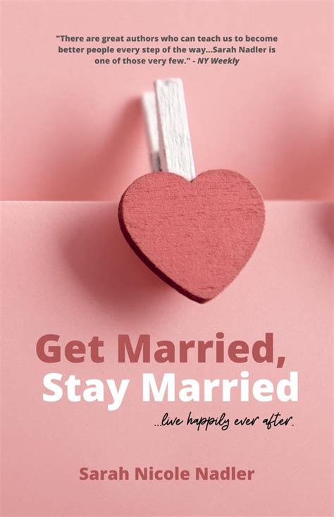 Get Married Stay Married Ebook Sarah Nicole Nadler 9781649692085