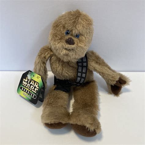 Star Wars Buddies Chewbacca Hasbro Kenner Beanie 1997 Nwt Plush Chewie Stuffed Ebay