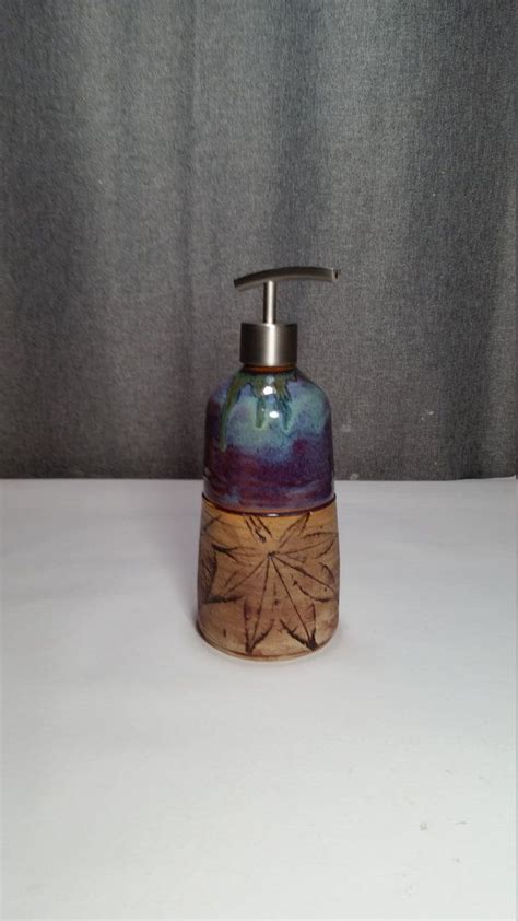 IN STOCK Ceramic Soap Dispenser Handmade Pottery by ... Ceramic box available in a choice of ceramic color and metal glazes.