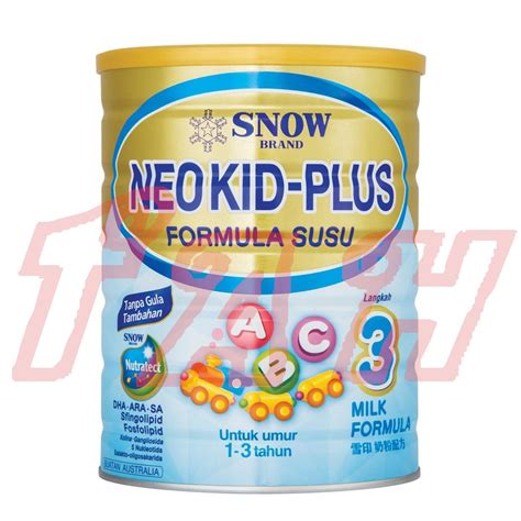 Neo and snow's birthday was coming up and neo went shopping for something to buy his brother. Snow Brand Neo Kid Step 3/4 900G Growing-Up Milk Formula ...