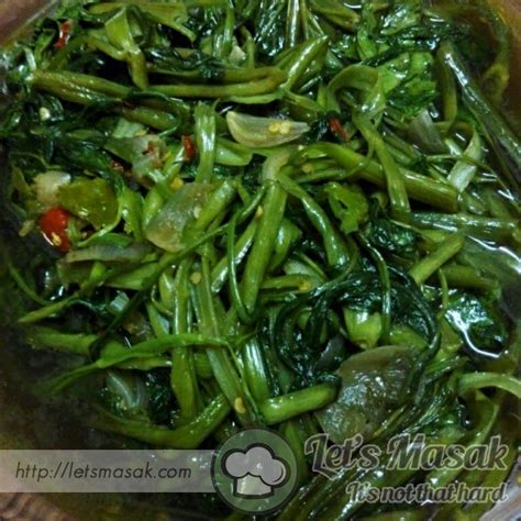 Bahasa inggris kangkung adalah water spinach, atau kalau di asia dapat juga disebut kangkong. Sayur Kangkung Goreng Bujang Recipe | LetsMasak