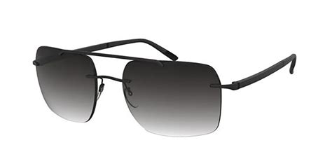 Silhouette 8708 9040 Sunglasses Black Visiondirect Australia