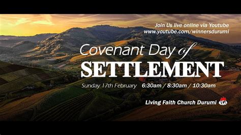 Covenant Day Of Settlement Living Faith Church Durumi Abuja 1st
