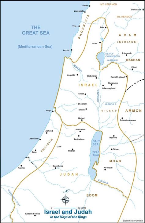 Locate cities of the decapolis. Map of Israel and Judah in the Book of Kings | Bible Study ...
