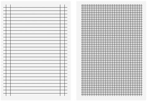 Linienblatt zum ausdrucken din a 4 : Ursus Basic 082402 Linienblatt Liniert/kariert A4 100 ...