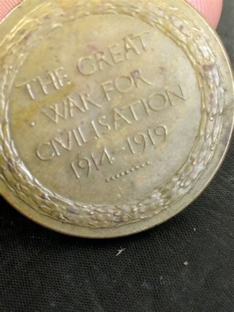 Medal Ww1 The Great War For Civilisation 1914 1919 Ebay