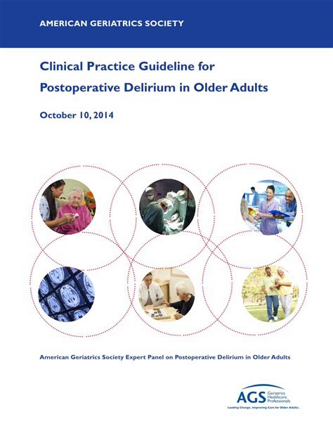 Pdf Clinical Practice Guideline For Postoperative Delirium In Linical Practice Guideline