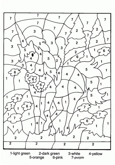 Coloring Pages By Number For Adults Coloring Home