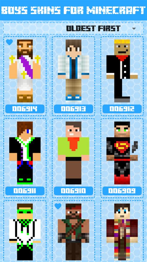 Boys Skins For Minecraft Pe Br Amazon Appstore