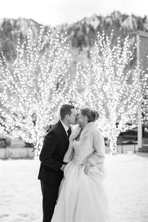Glamorous Winter Wedding In Aspen Aspen Real Wedding
