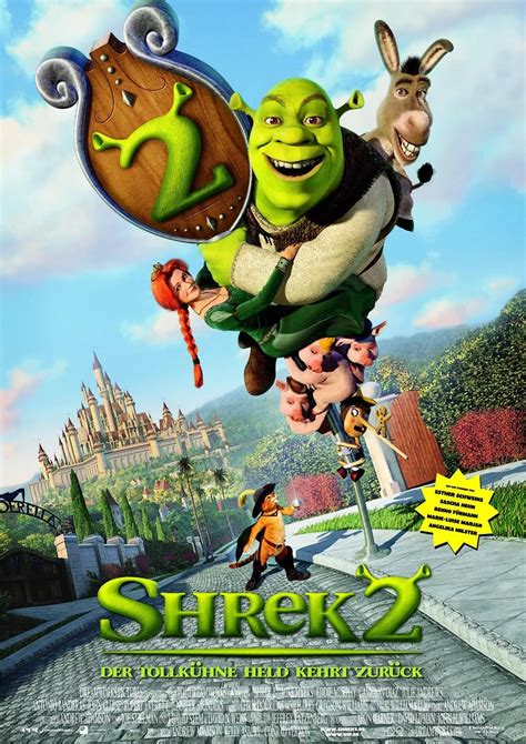 Shrek Ii Shrek Animated Movie Posters Cartoon Movies
