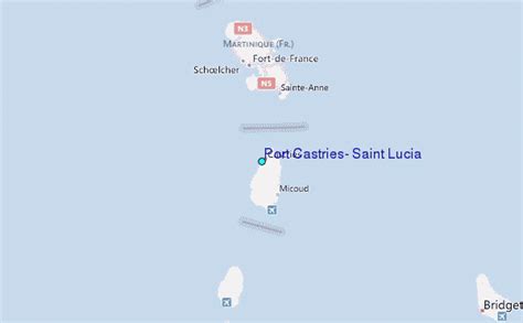 Port Castries Saint Lucia Tide Station Location Guide