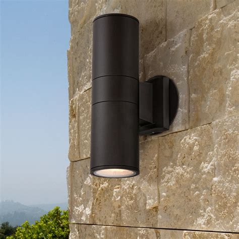 Modern pendant light fixtures are popular in homes where the kitchen gracefully spills into the dining area. Possini Euro Design Modern Outdoor Wall Light Fixture Black 11 3/4" Cylinder Up Down Exterior ...