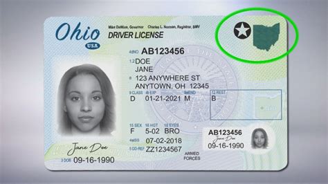 Ohio Drivers License Number Location On Card Real Id