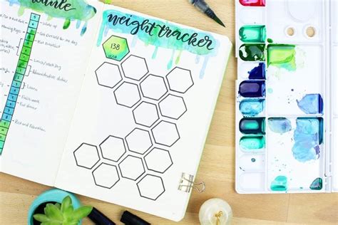 This weight loss journal is made to keep you motivated all the way through your fitness journey. 8 Ways to Use a Bullet Journal Tracker - Sheena of the Journal