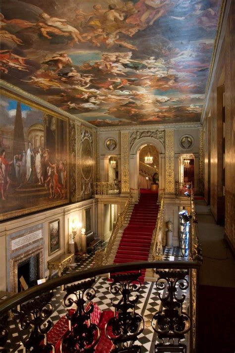 Chatsworth House Great Hall And Staircase Chatsworth House Stately