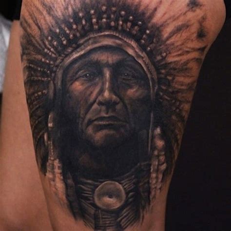 Native American Warrior Tattoos