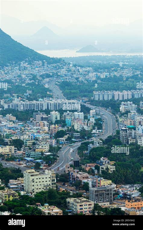 Cityscape Of Visakhapatnam From Simhachalam Visakhapatnam Andhra