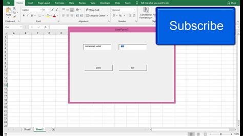 Excel Vba How To Allow Only Input Of Numerical Values Into Userform Textbox Youtube