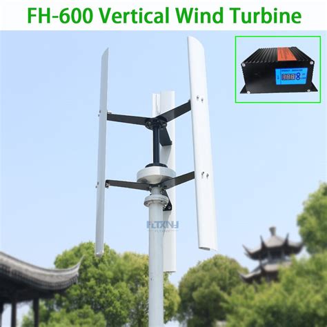 600w Vertical Wind Turbine Magnetic Levitation 3 Blades 600w Vertical