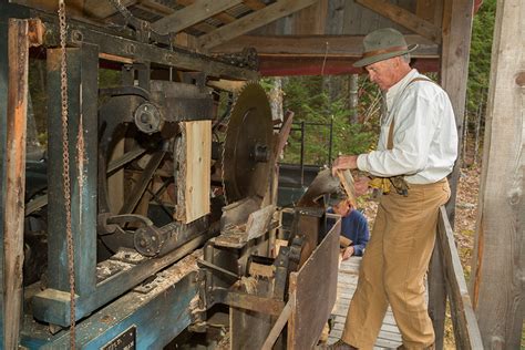 1920s Mill Yard Maine Forest And Logging Museum