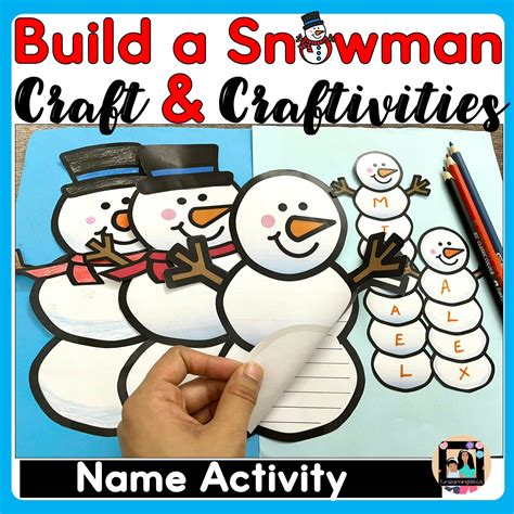 Build A Snowman Craft And Craftivities Winter Craft Made By Teachers