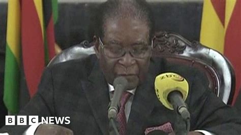 Robert Mugabe Addresses The Nation Bbc News