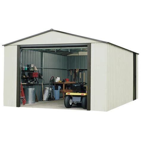 Arrow 17 Ft X 12 Ft Murryhill Vinyl Coated Steel Storage Shed At