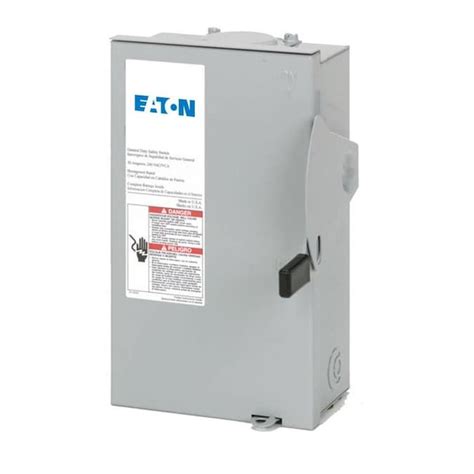 Eaton 30 Amp 2 Pole Fusible Safety Switch Disconnect In The Electrical