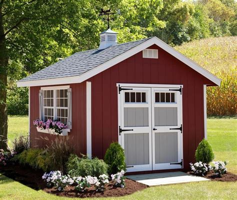 Amish Made Homestead Shed Kit Outdoor Garden Sheds Storage Shed Kits