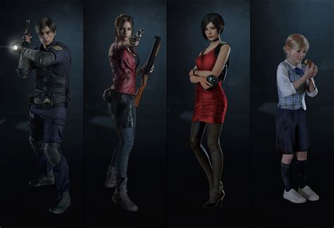 Capcom Libera Renders Oficiais Dos Protagonistas De Resident Evil 2 Remake