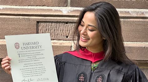 Former Miss Nepal Shrinkhala Graduates From Harvard University