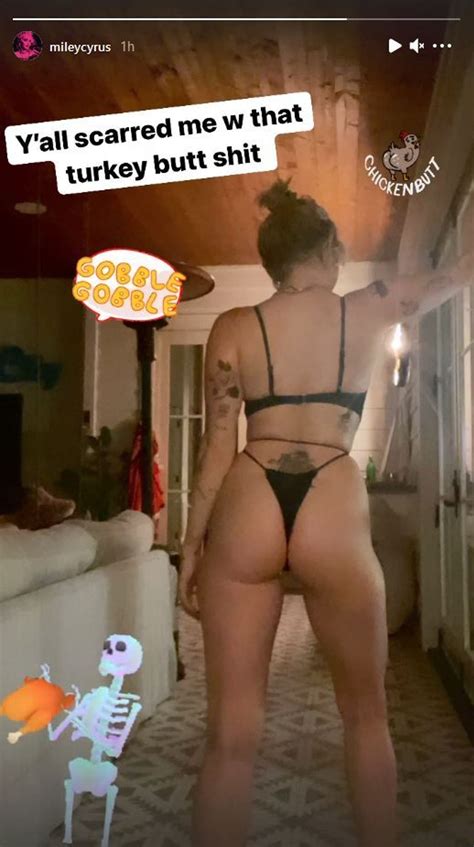 Miley Cyrus Naked Butt Telegraph