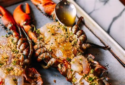 baked stuffed lobster with shrimp recipe baked stuffed lobster lobster recipes lobster dishes