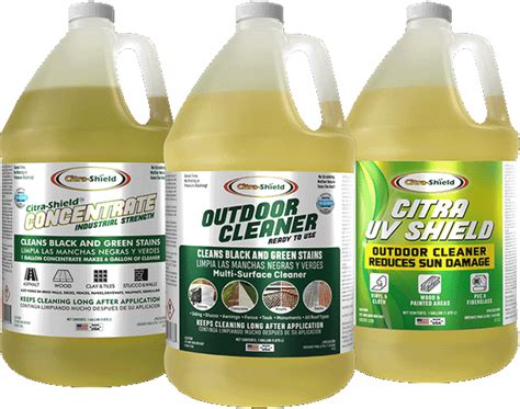 Eco Friendly Exterior Cleaner Green Cleaning Citra Shield