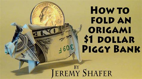1 Origami Piggy Bank Published On Aug 22 2013 How To Fold An