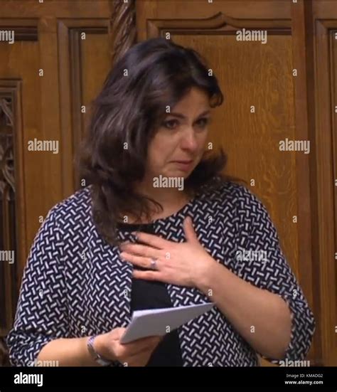 Conservative Mp Heidi Allen Struggled To Speak Following A Speech By Senior Labour Mp Frank