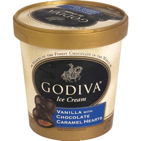 EDYS GODIVA VAN CHOC HRTS Ice Cream Treats Toppings Sun Fresh