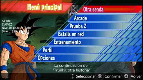 Détails et informations sur le hack: Dragon Ball Z Shin Budokai 6 (Español) Mod PPSSPP ISO Free ...