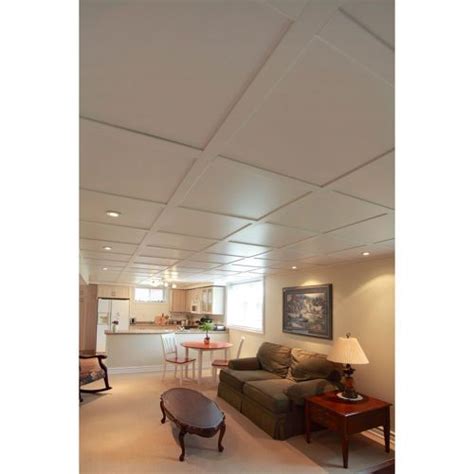 Snapclip Suspended Ceiling System With Pot Lights Easy Basement