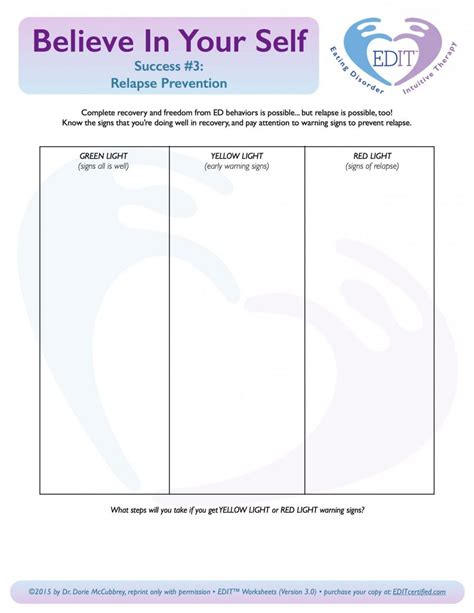 worksheets for adults with anxiety