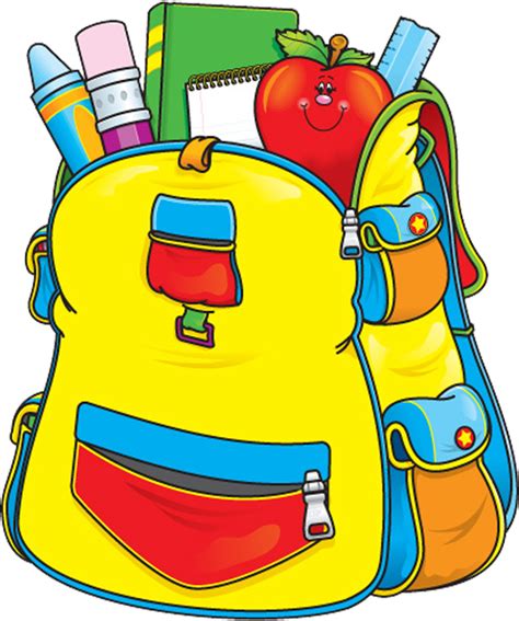 Clip Art School - School Bag Clipart Png Transparent Png - Full Size Clipart (#335824) - PinClipart